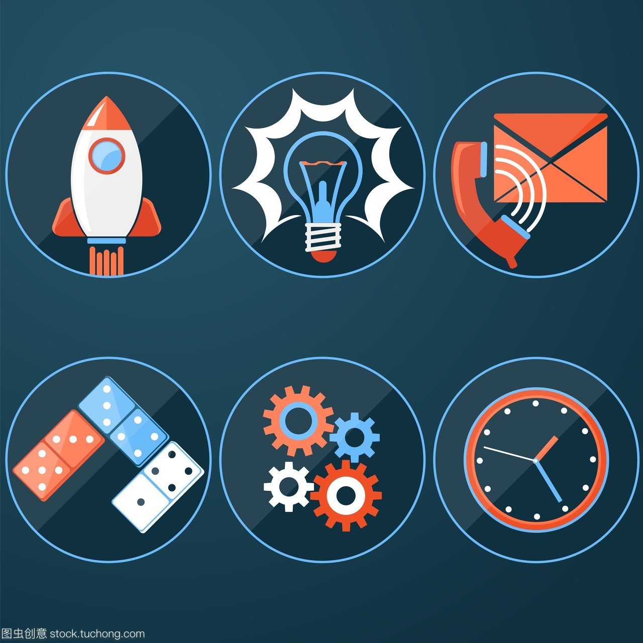 一飞冲天 新业务启动图标设计中的火箭创意解析